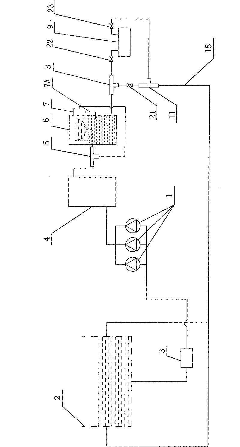 Hydraulic power automation water treatment aeration cycle system