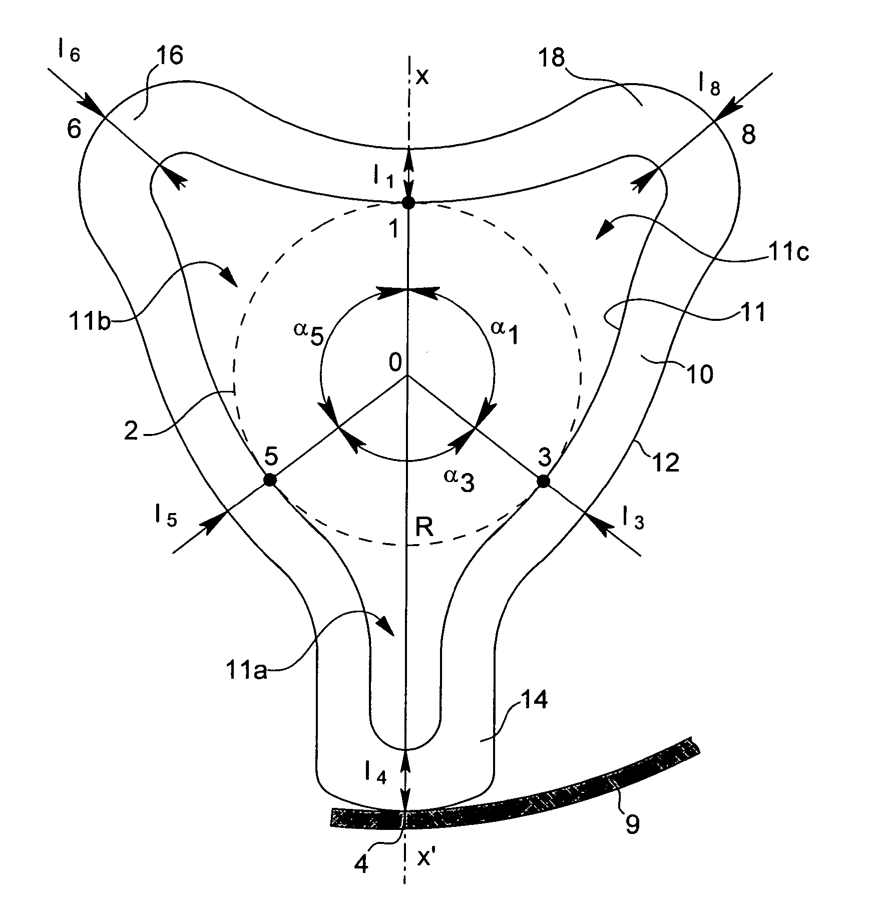 Collet without deformation of the fixation radius of the balance-spring and manufacturing method of the same