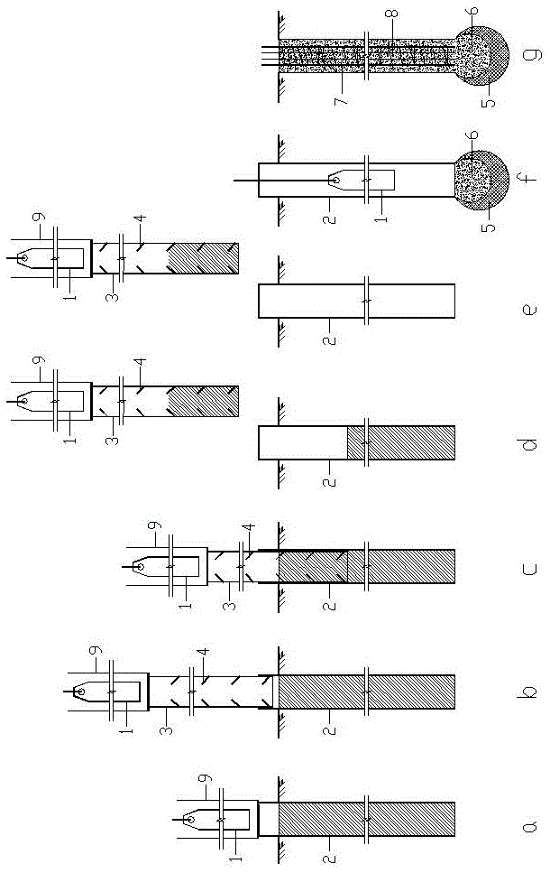 Concrete pile construction method