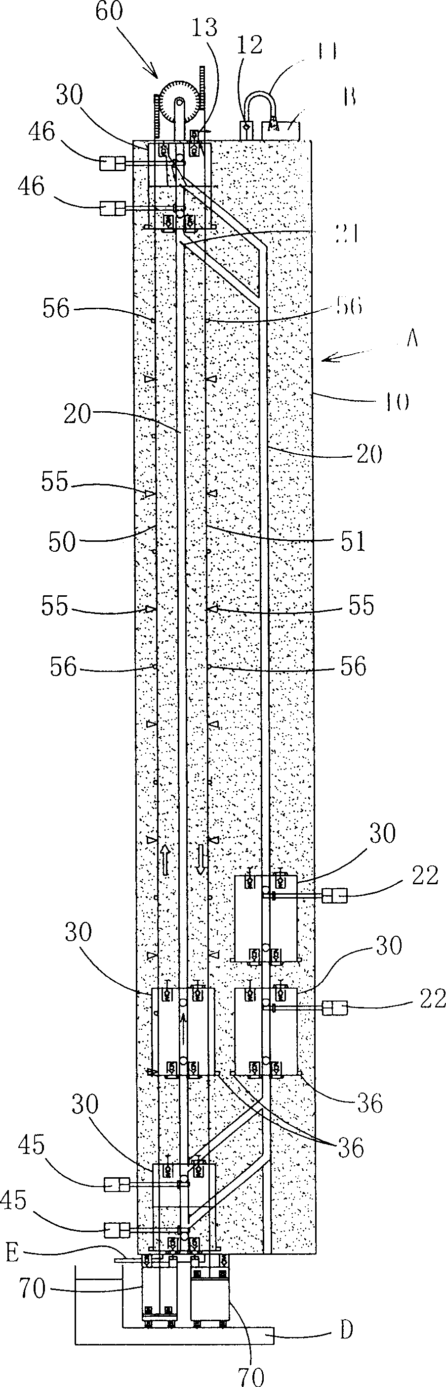 Hydroelectric power generator by means of circulating buoyancy and gravity