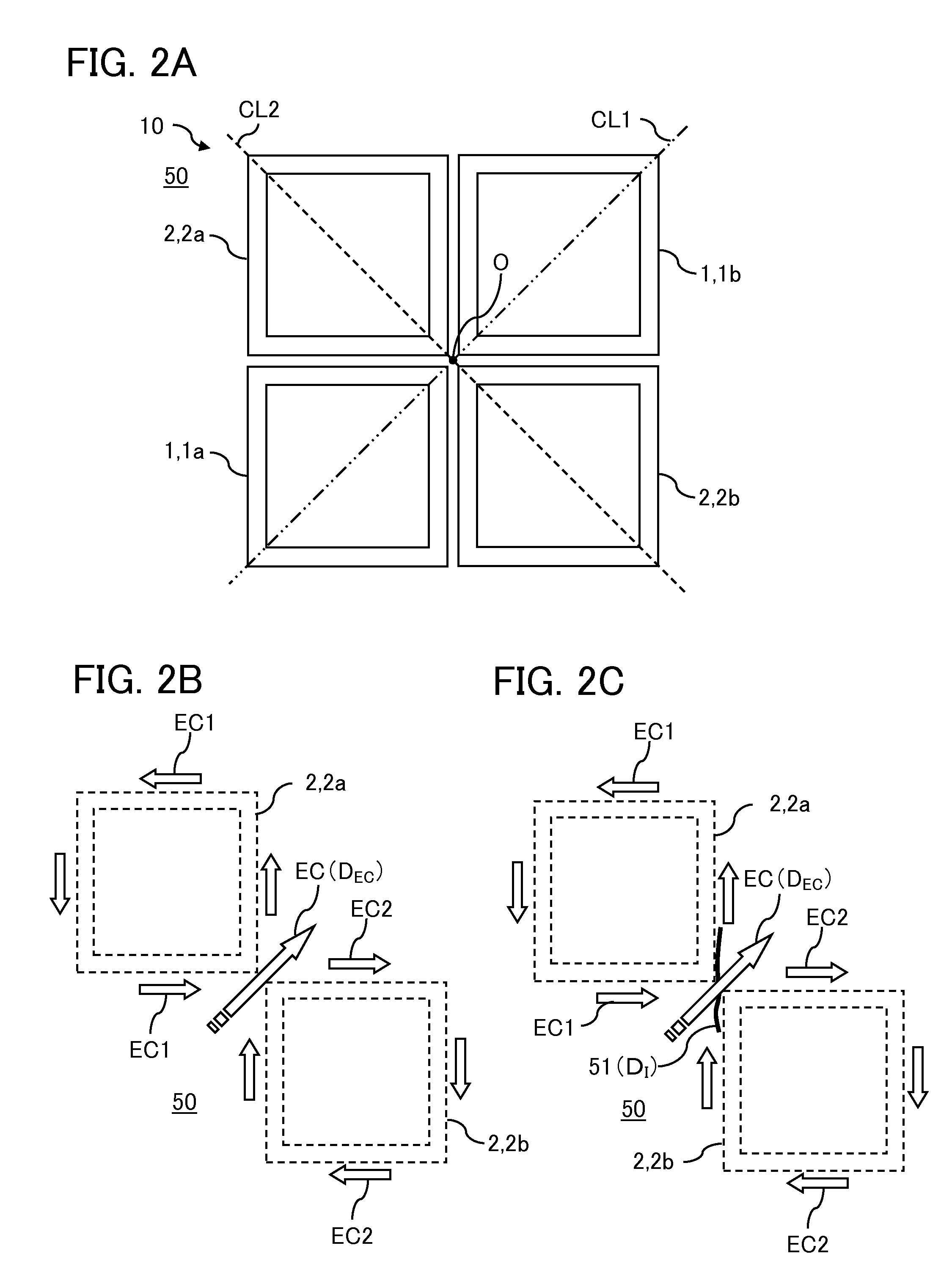 Eddy current testing probe and eddy current testing method