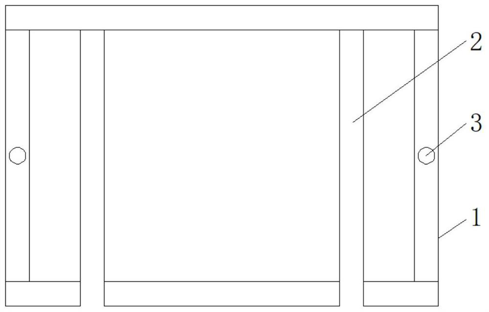 Single fireproof glass detection device