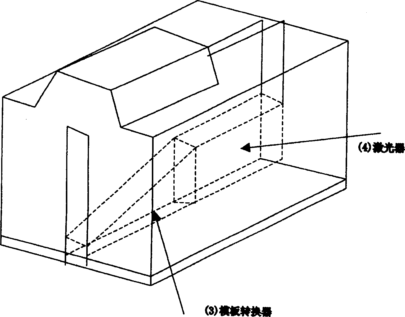 Optoelectronic device and selection district epitaxial method of autocollimation model spot inverter integration