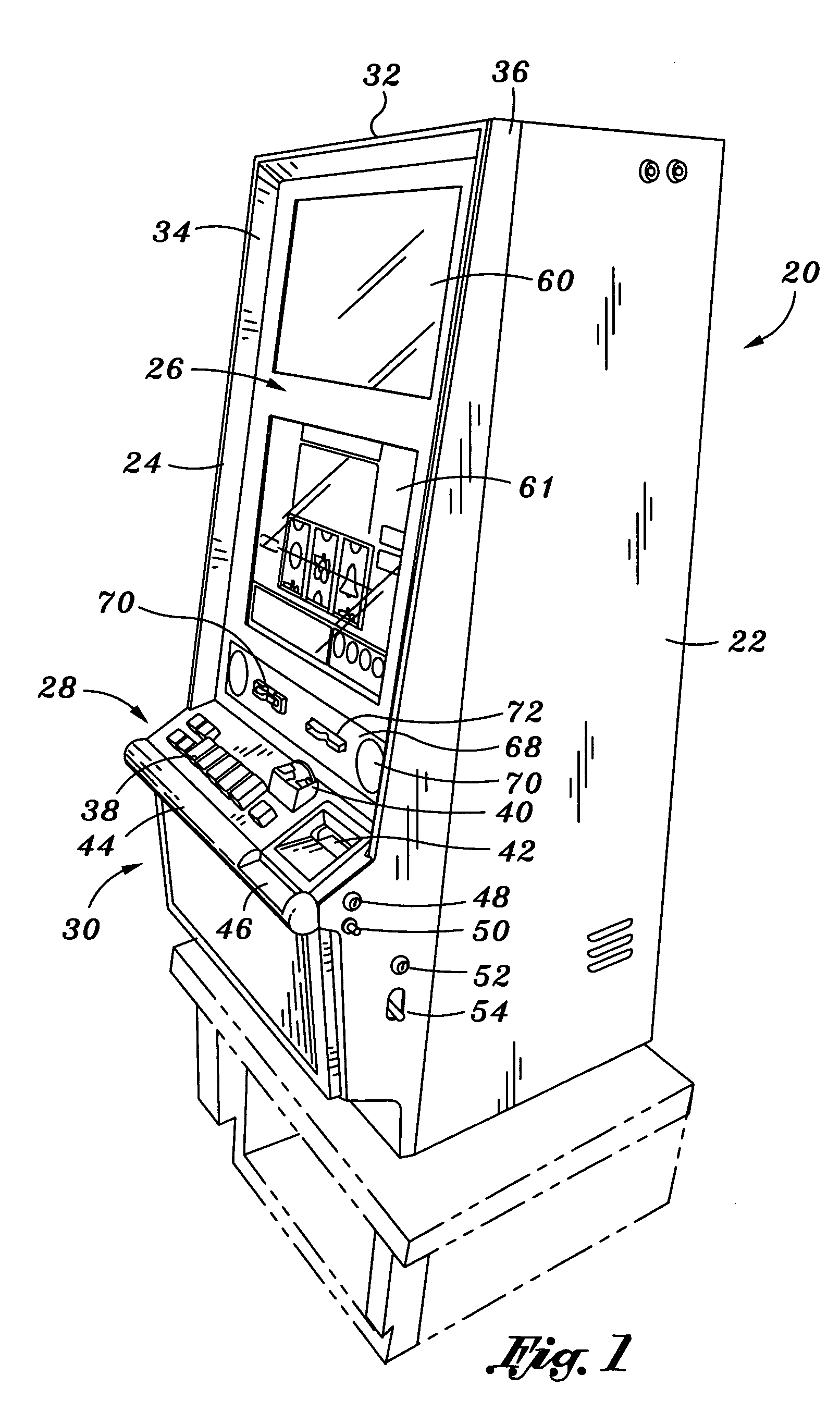 Gaming machine configured for component accessibility