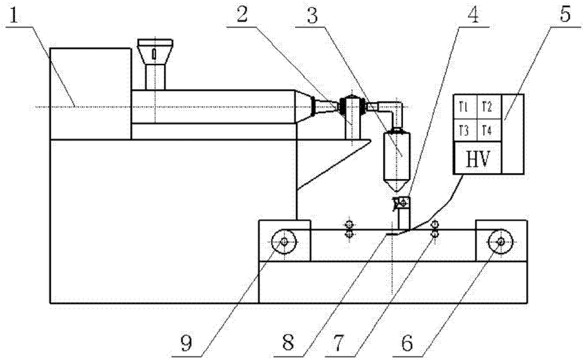 Wire-brush-type differential fusant electrostatic spinning device and method