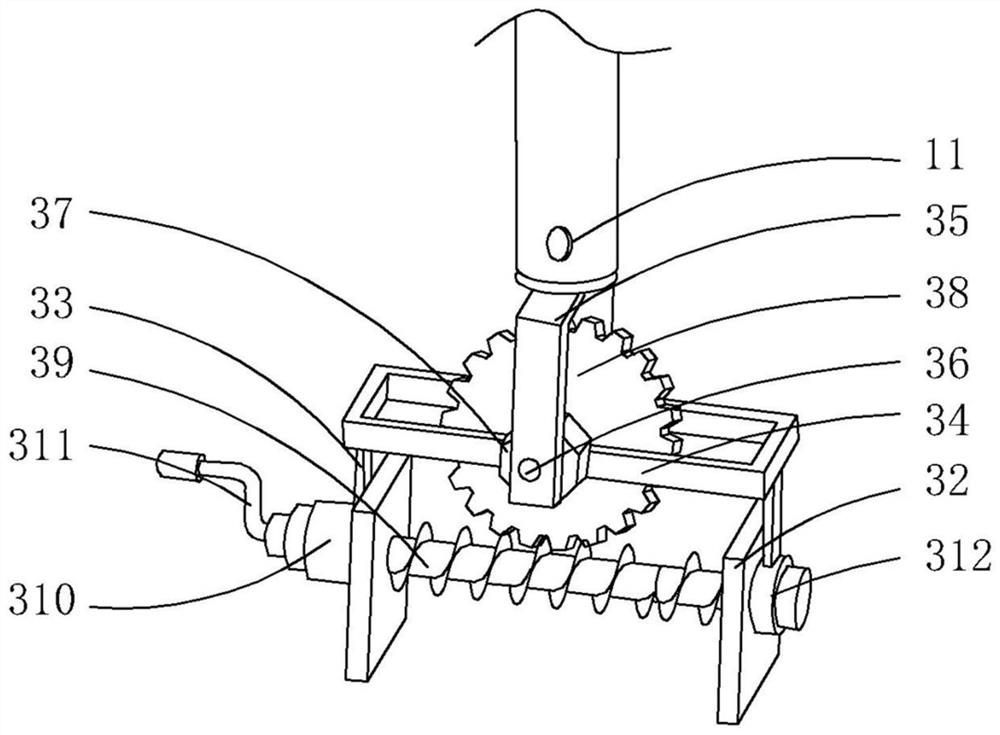 Flexibly-steering on-board flood lighting device