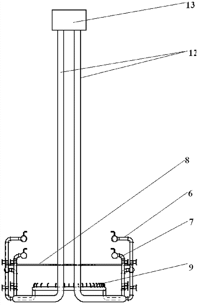 Water injection, cooling and denoising system for rocket launching