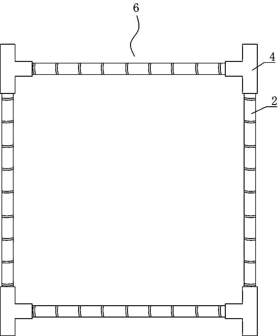 Soil slope soil-conservation slope-protection landscape structure and construction method