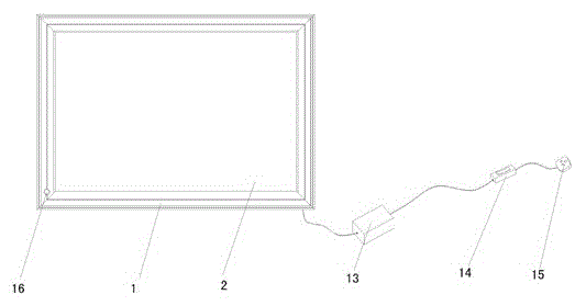 Smart mirror led panel light