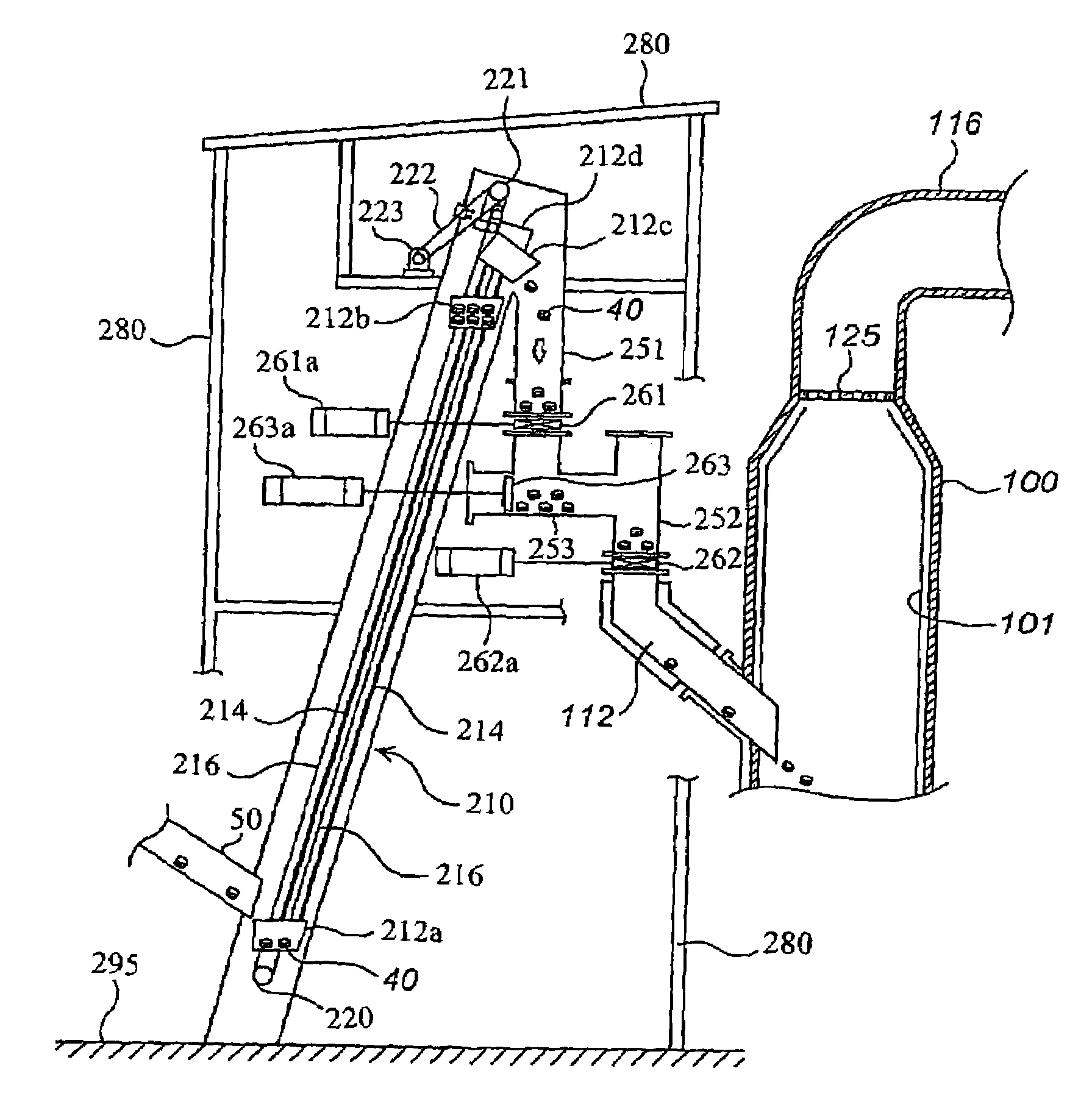 Fixed quantity supply equipment for inflators