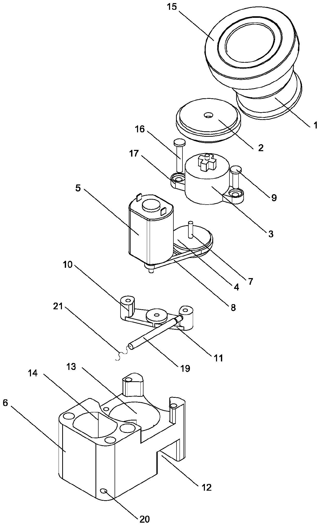 Power device for driving lens barrel of projection lens group to rotate