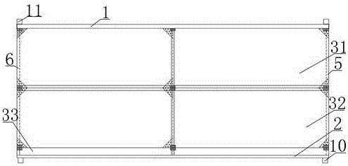 Folding box-type board room capable of being overlapped