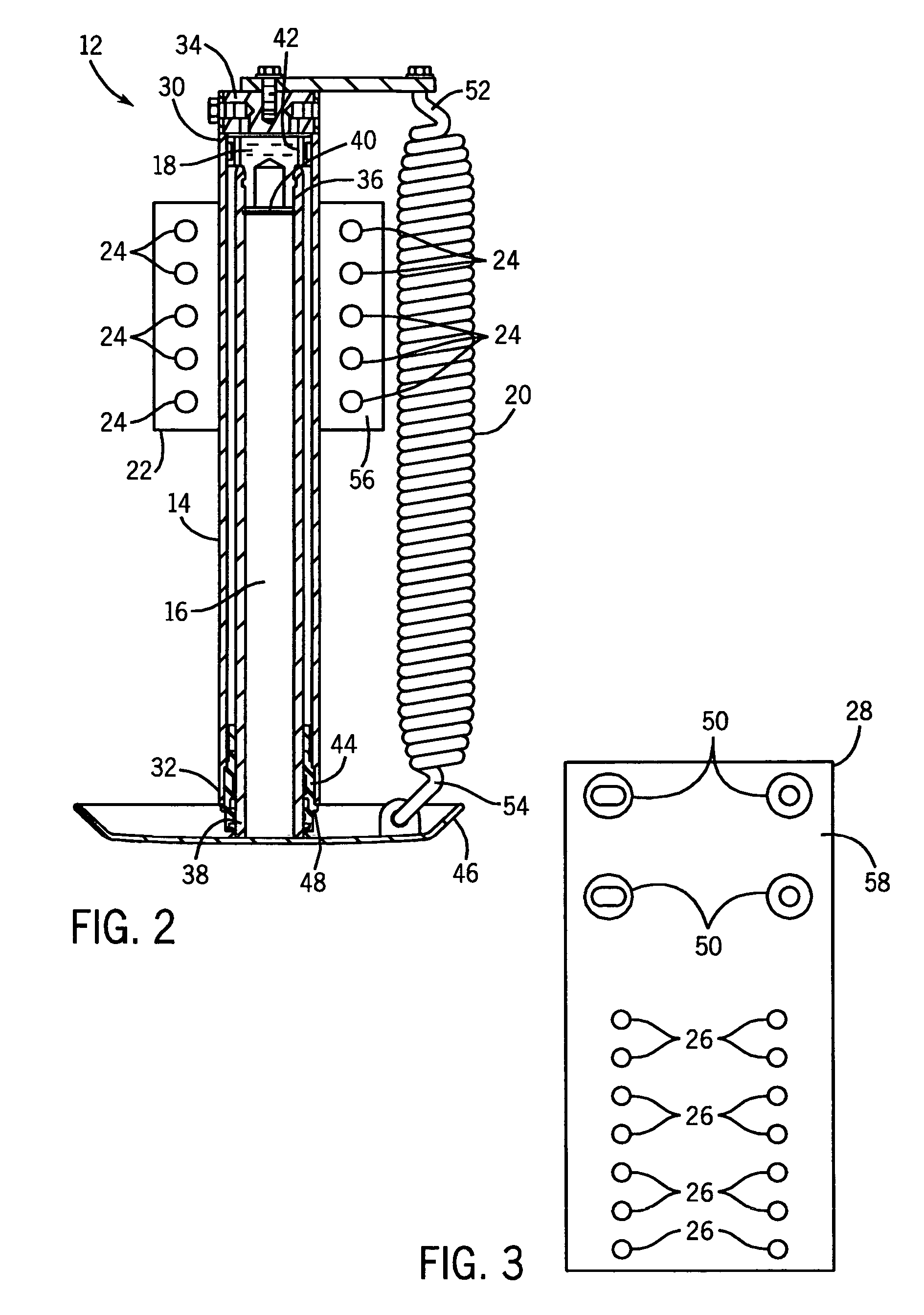 Adjustable height leveling leg