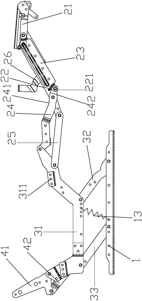 Chair and electro-mechanical stretching apparatus thereof