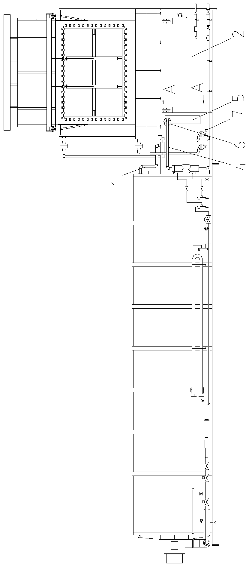 Soot blocking pipe bundle of steam injection boiler for burning residual oil with high silt content