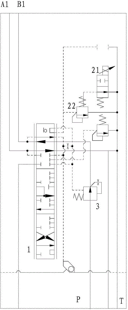 Pressurizing circuit, assisting hydraulic circuit and rotary drilling rig hydraulic system and rotary drilling rig