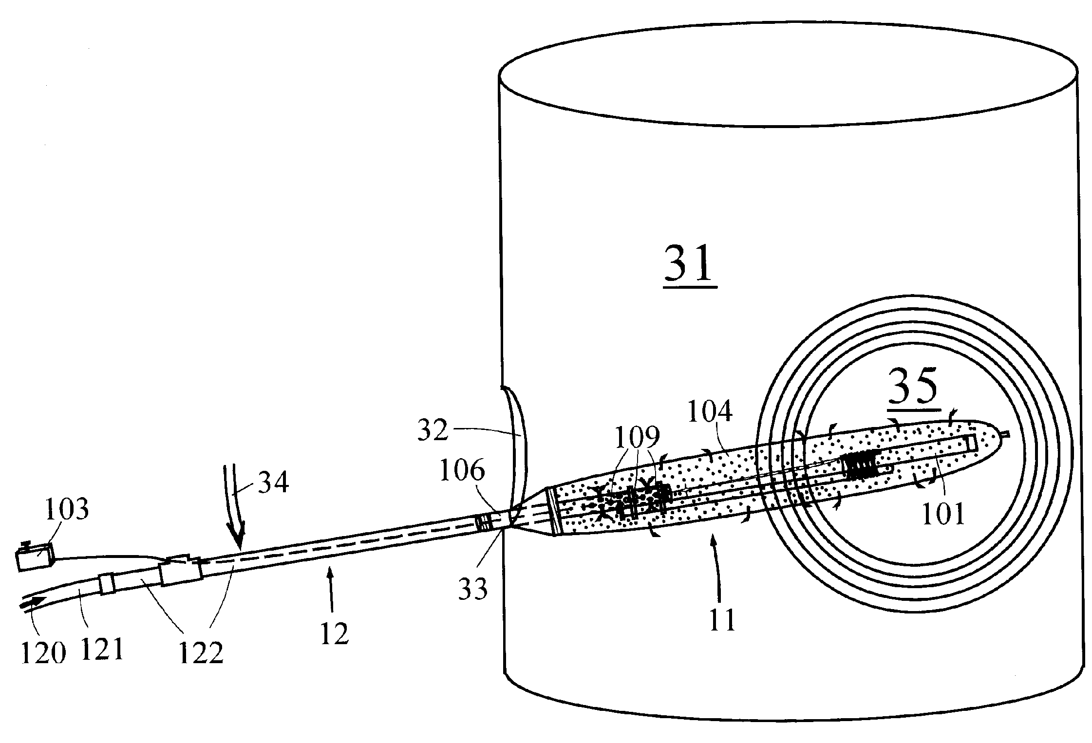 Device, system and method for on-line explosive deslagging