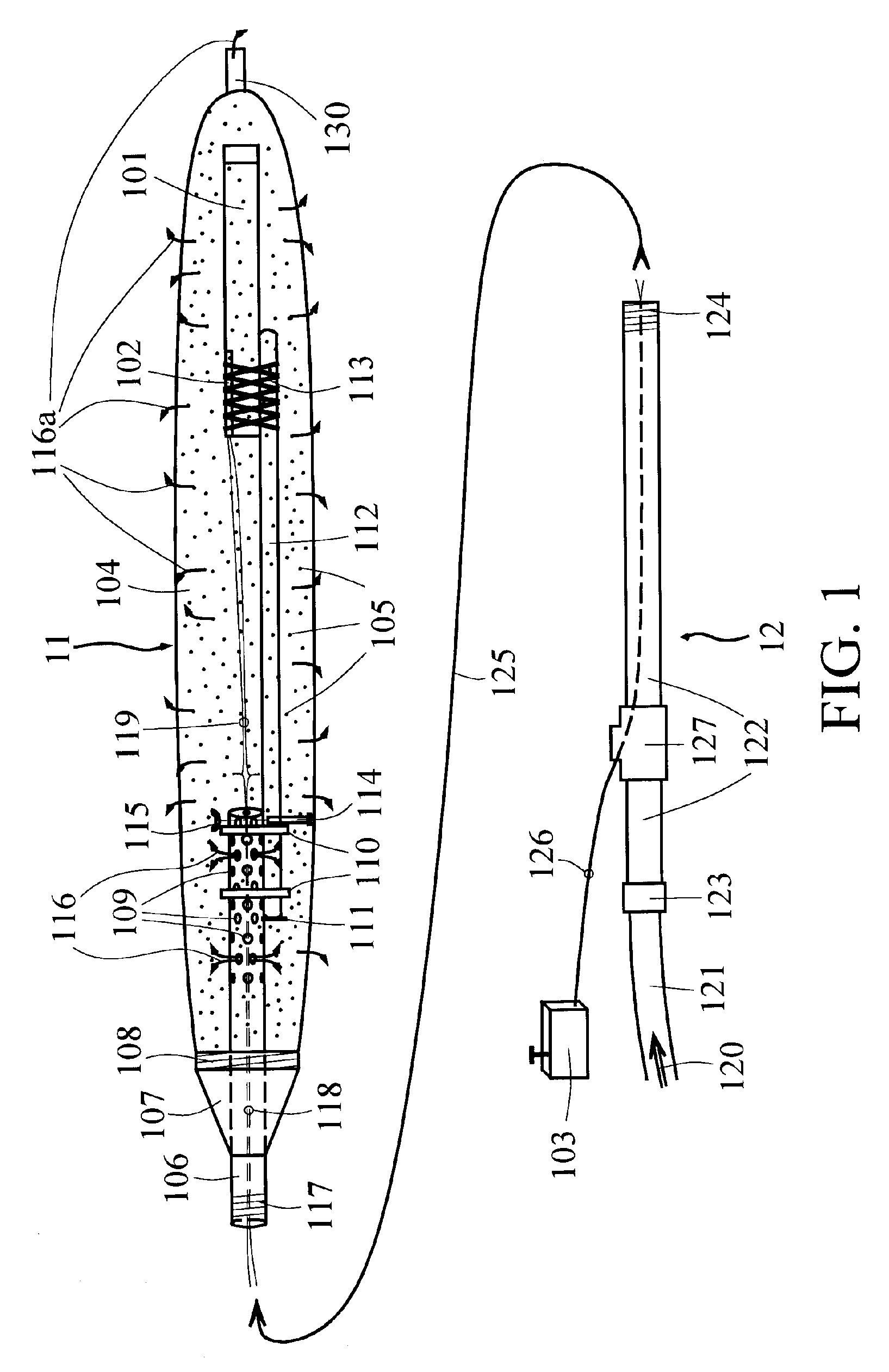 Device, system and method for on-line explosive deslagging