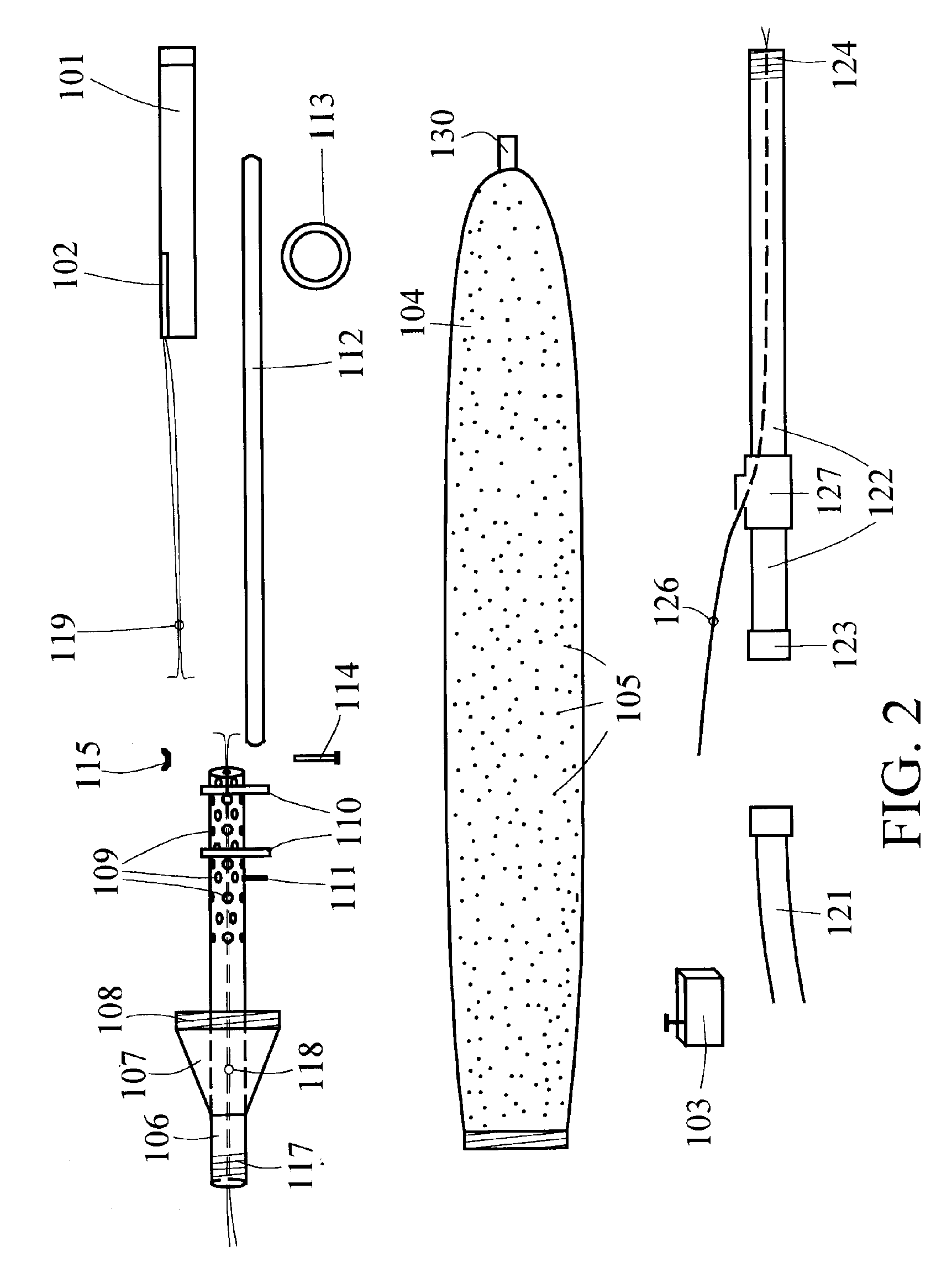 Device, system and method for on-line explosive deslagging