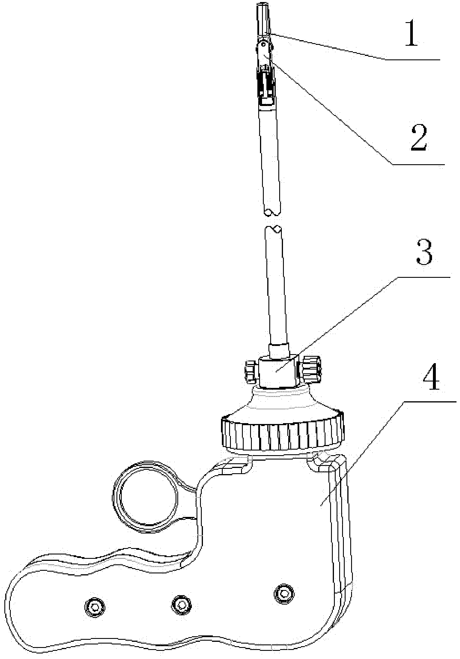 Manual three-degree-of-freedom micro manipulator for minimally invasive surgery