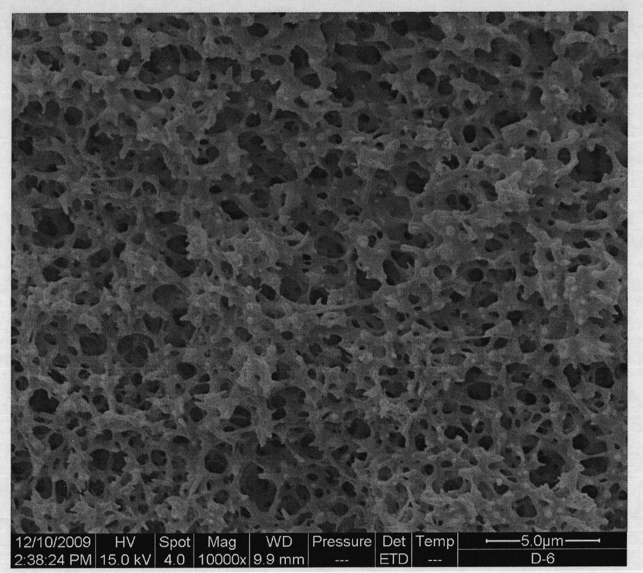 Method for preparing hollow fiber membranes by using thermally induced phase separation (TIPS) process