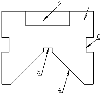 Special mechanical clamping fastened connection piece