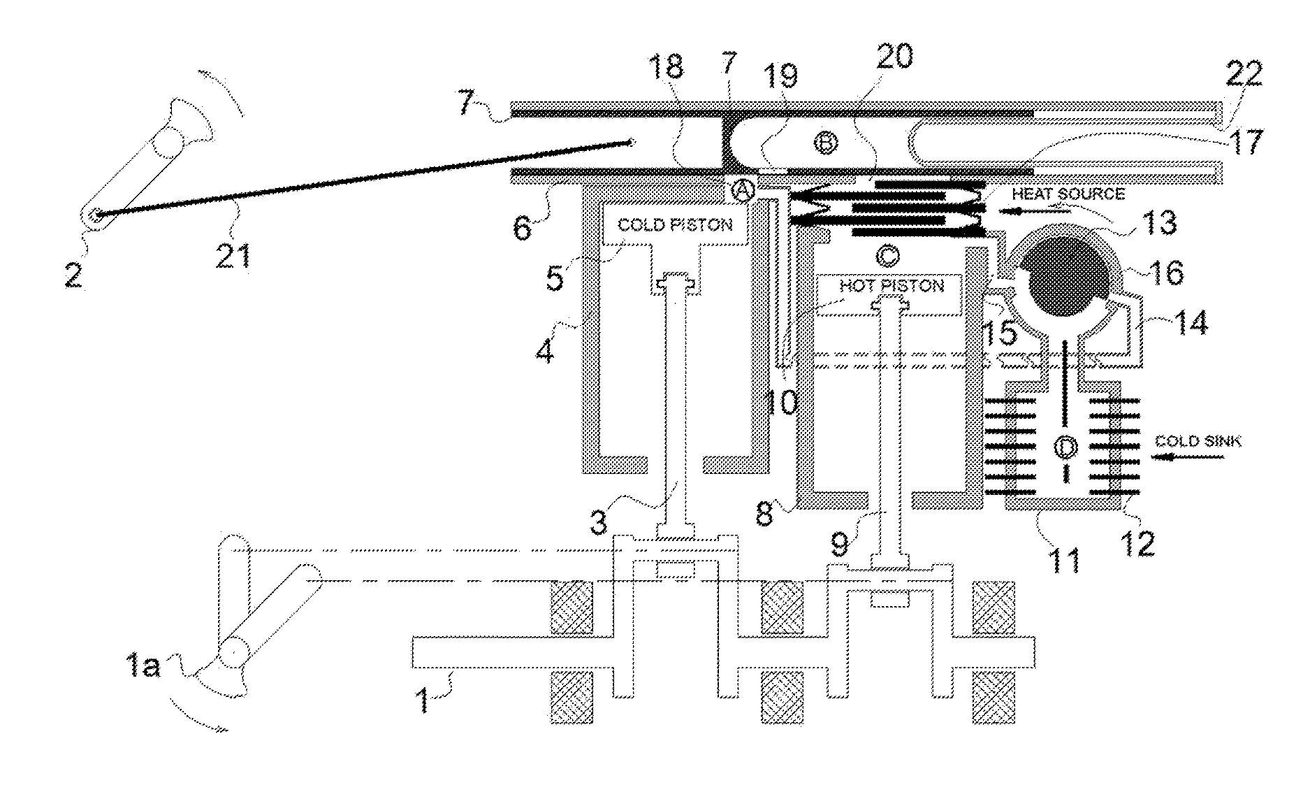 Variable volume transfer shuttle capsule and valve mechanism