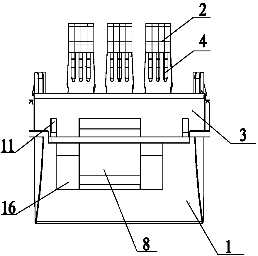 Multi-tap for power switch cabinet drawer