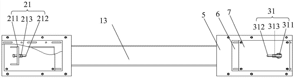 A linear positioning device for f-shaped rail row