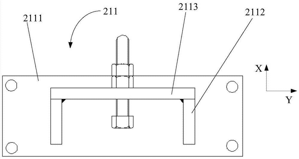 A linear positioning device for f-shaped rail row