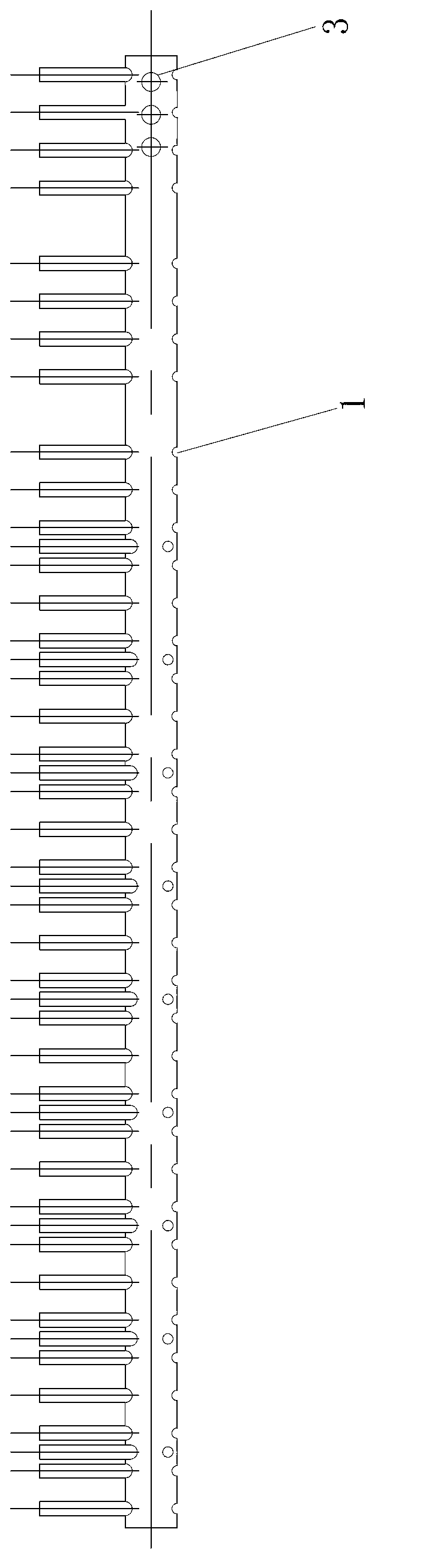 Air heat exchanger for air conditioner