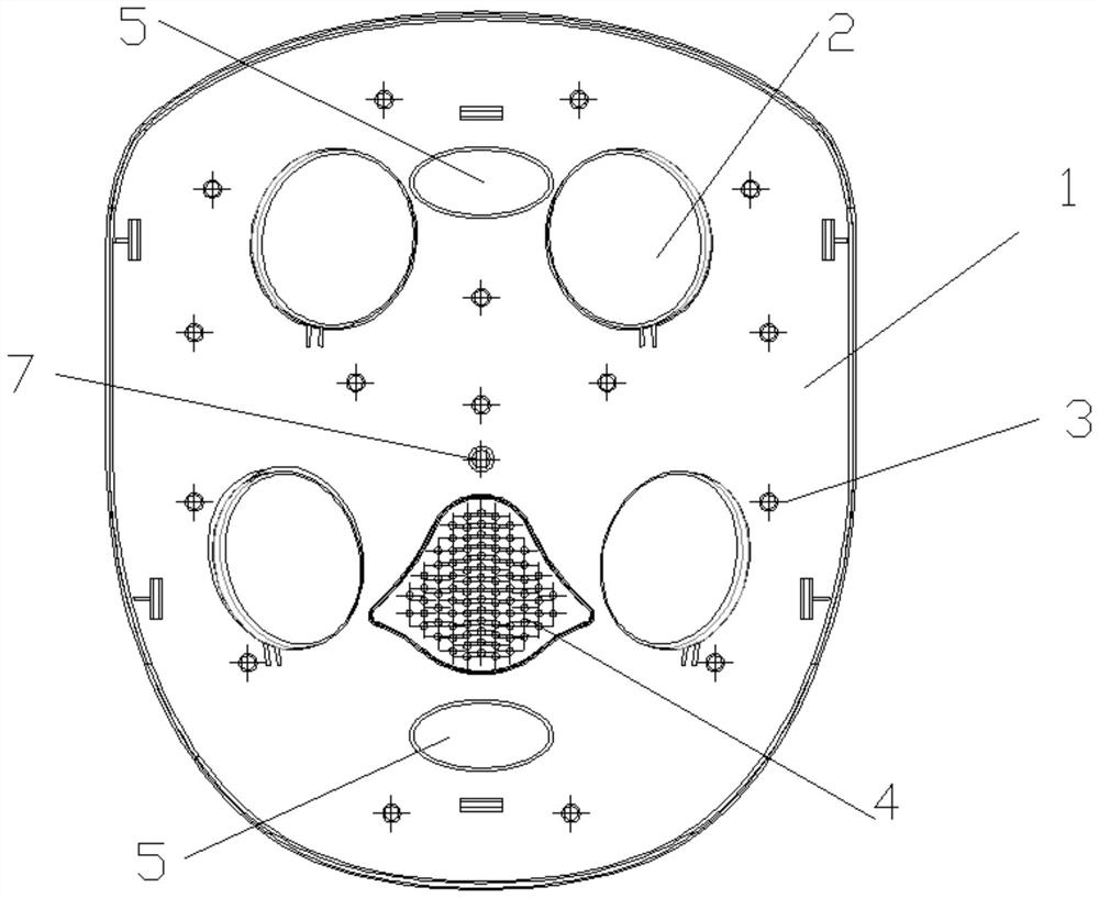 Face far-infrared, moxibustion and stone needle type moxibustion instrument