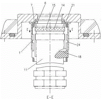 Cup joint device used for plugging in and out connector manually