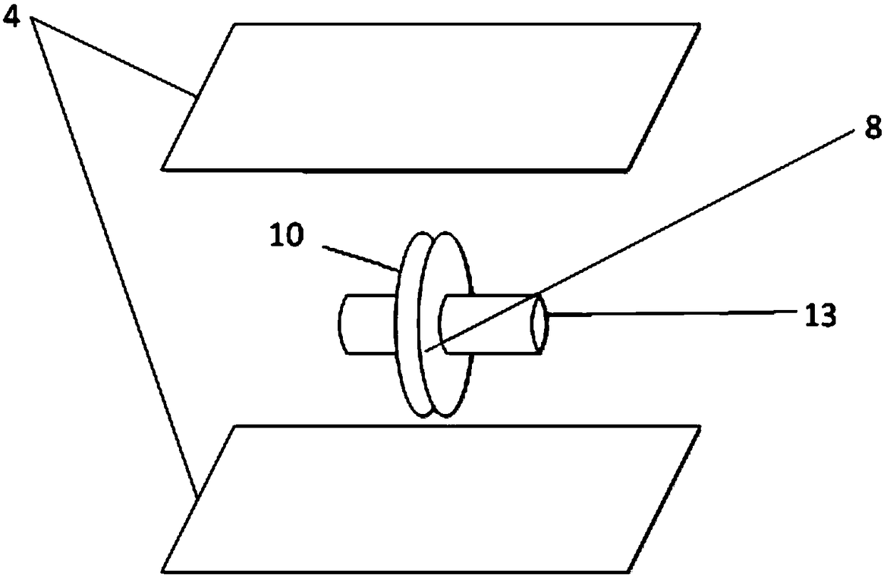 A magnetic resonance device and detection method for measuring oil pollution in water bodies