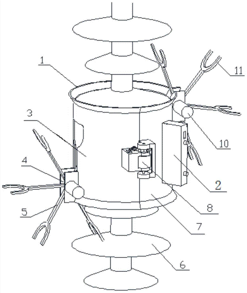 A Composite Insulator Climbing System