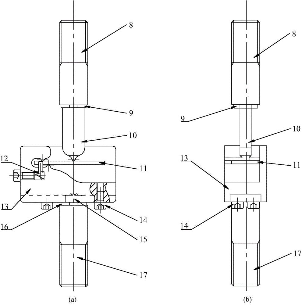 Apparatus and testing method for testing sample creep property in ultra high temperature environment