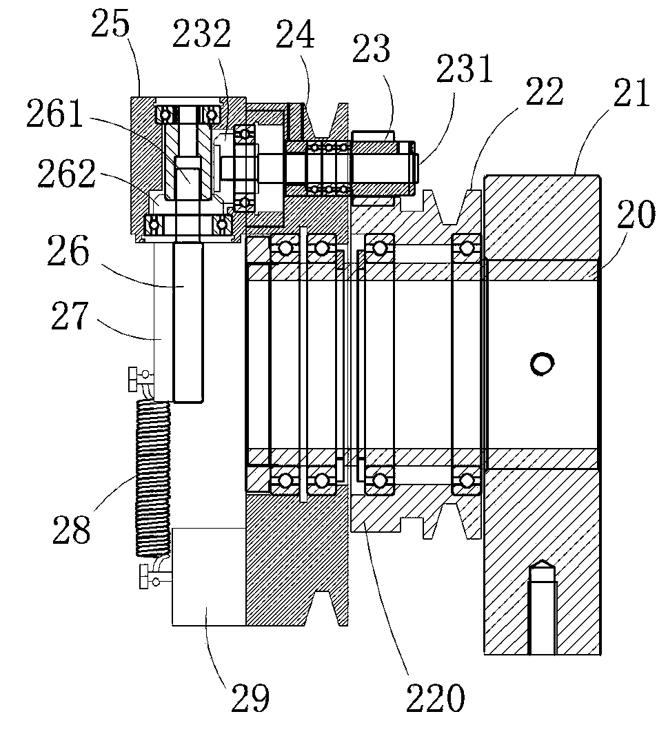 Peeling machine for sugarcanes