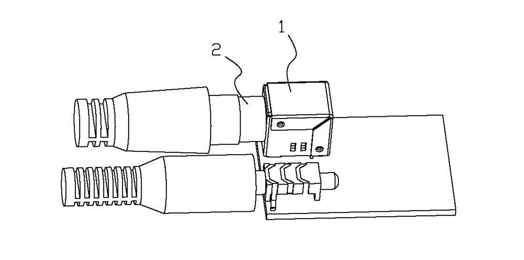 Wiring terminal with radio receiving function