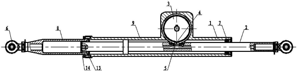 Linear displacement override rod structure and method thereof