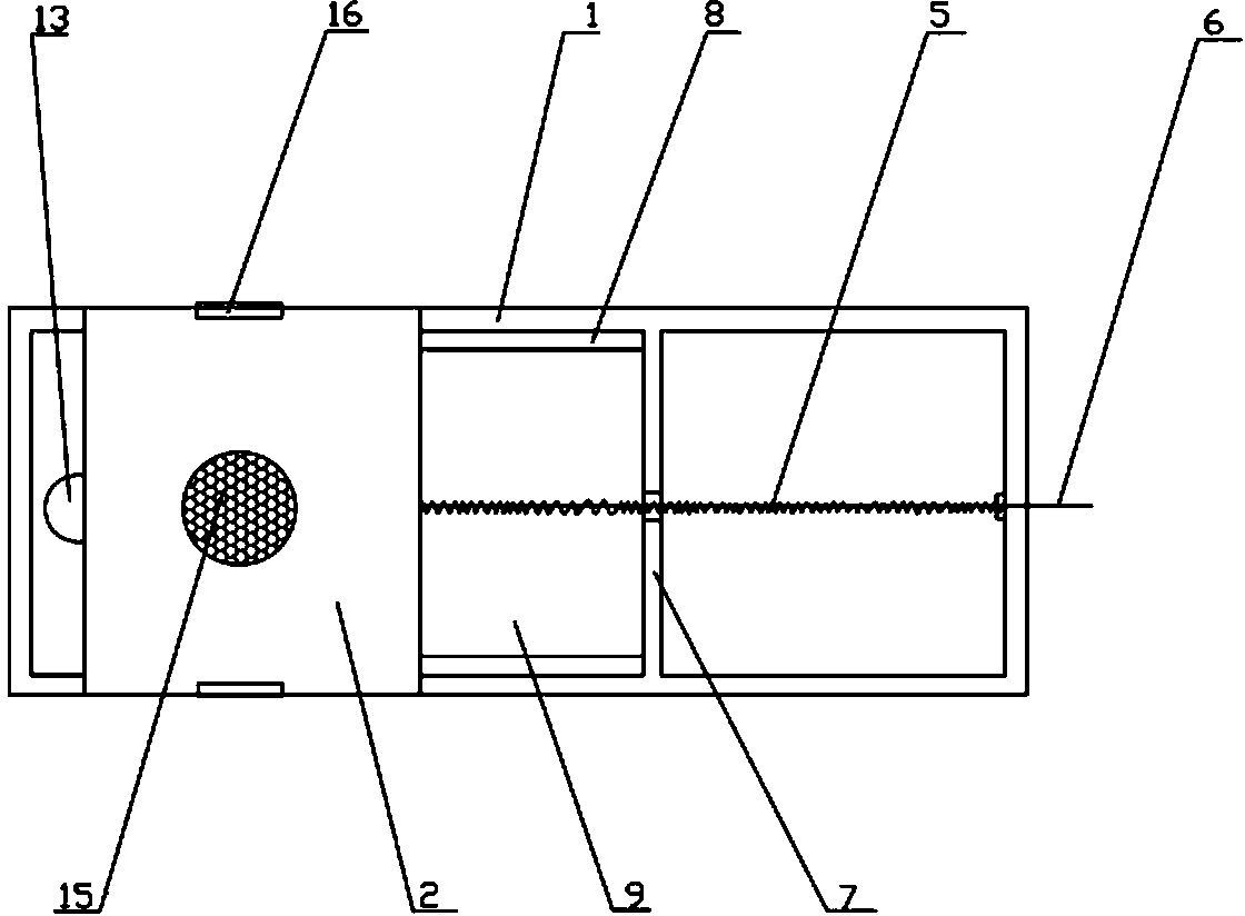 Solid-liquid separation device for kitchen waste