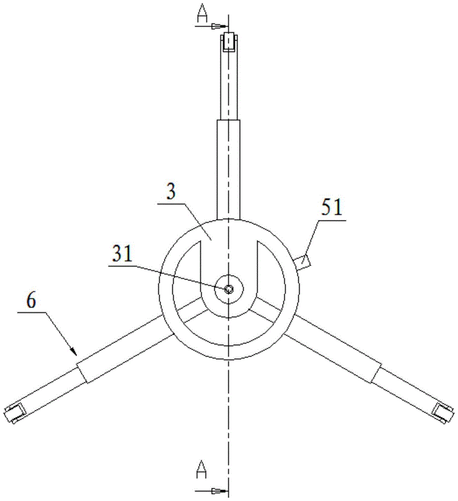 A pipeline inner wall spraying device