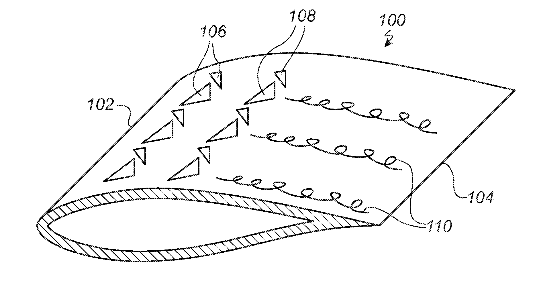 Blade for a rotor of a wind turbine provided with barrier generating means