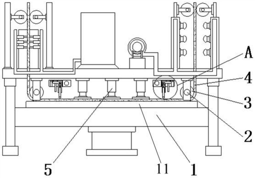 Coating wrinkle removing device and coating production equipment