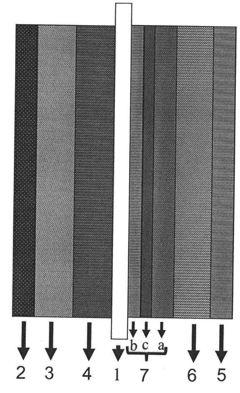 Passive miniature methanol fuel cell membrane electrode and its preparation method