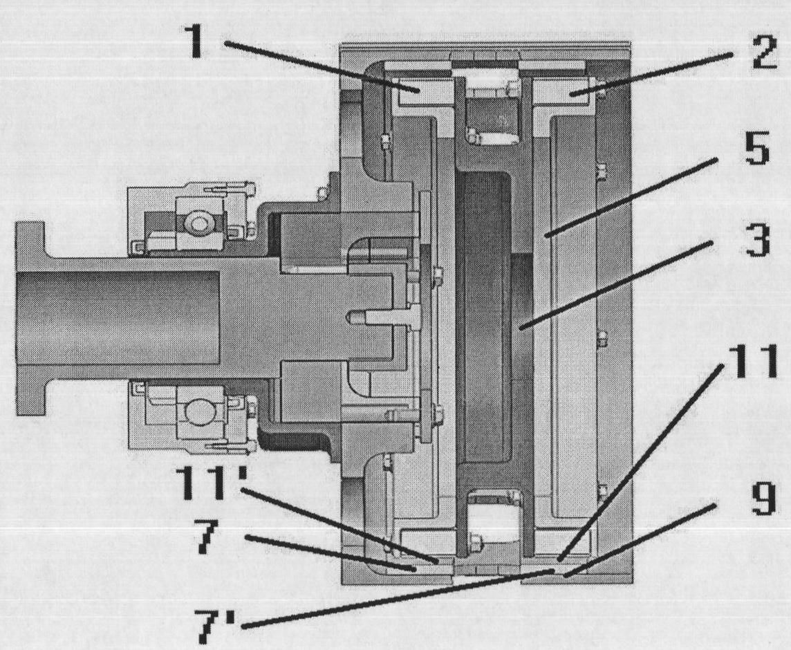 Secondary series type permanent-magnet speed governor