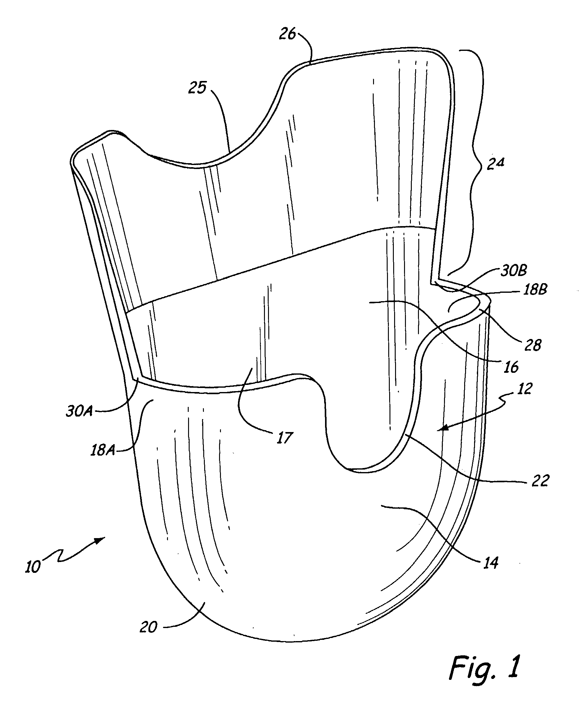 Device and method for collecting surgical material