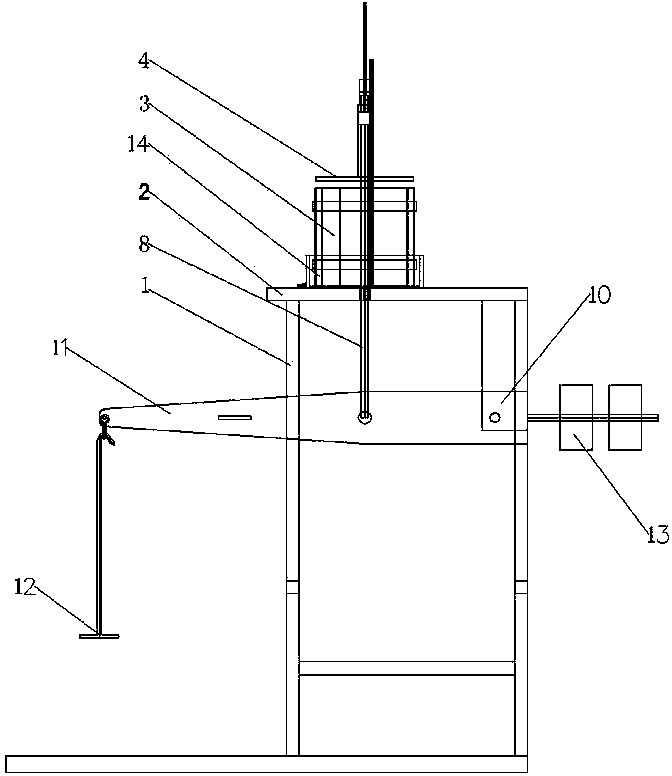 Testing apparatus for preparing large-diameter remolded soft clay sample