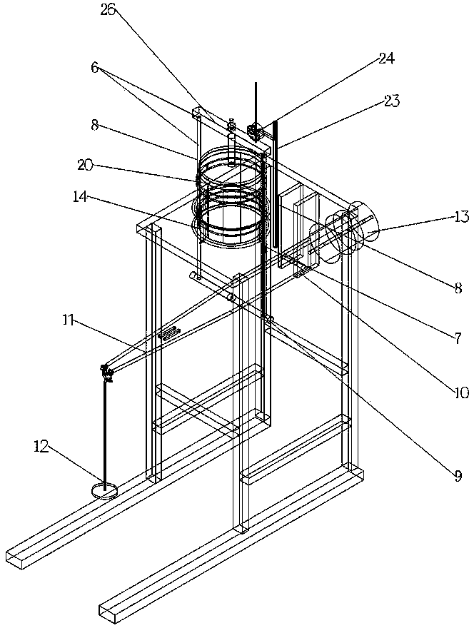 Testing apparatus for preparing large-diameter remolded soft clay sample