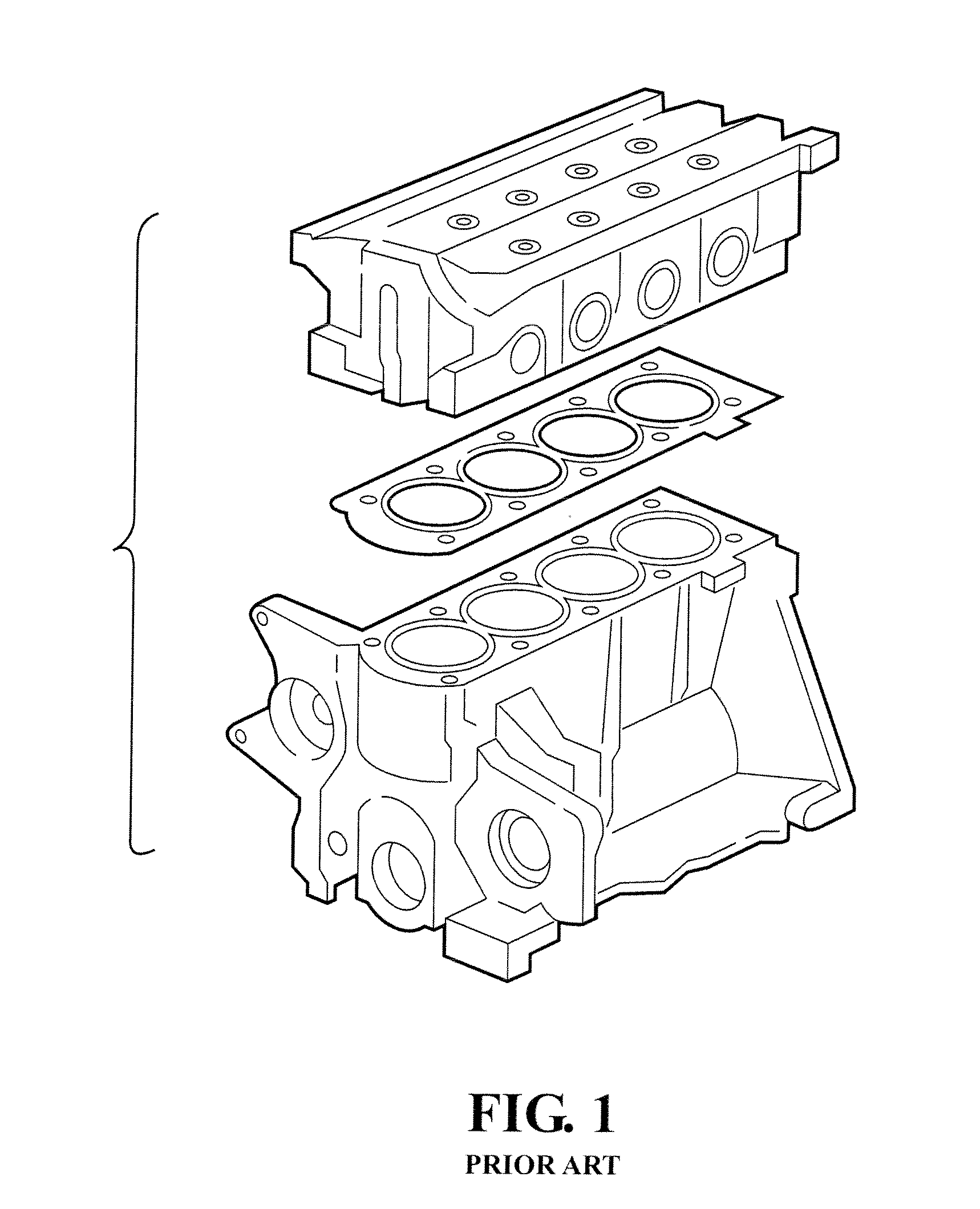 Static gasket with wire compression limiter