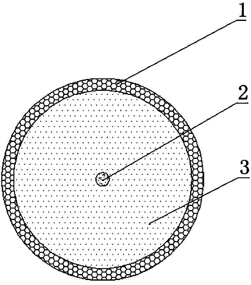 Flexible charging type phase change heat storage pipeline and preparation method thereof